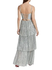 Altair Sequined Tiered Dress