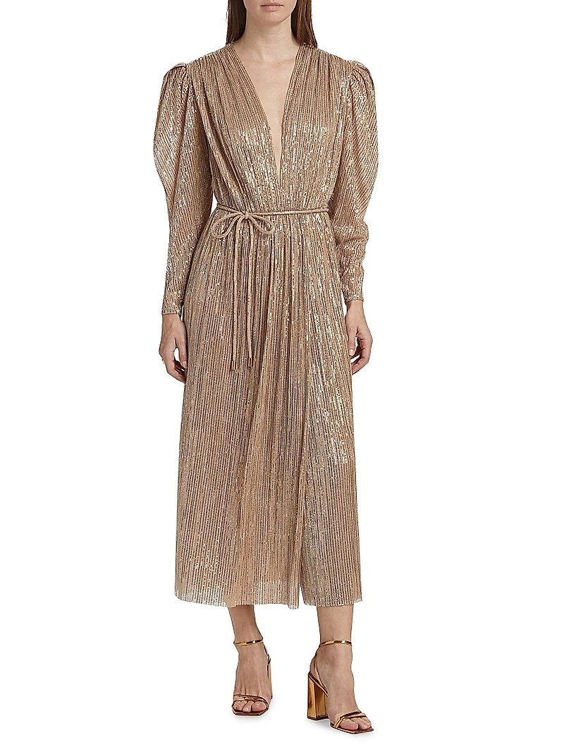 Scintilla Embellished Midi-Dress