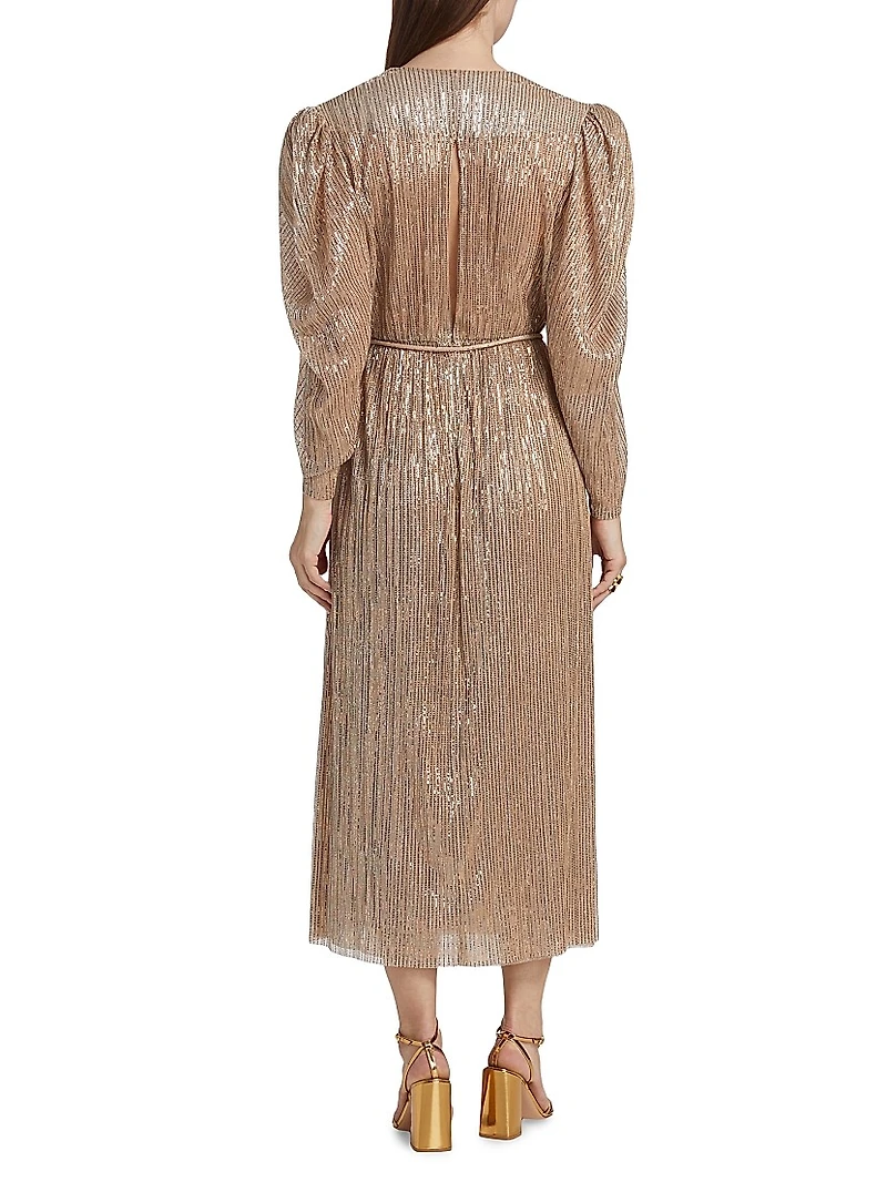 Scintilla Embellished Midi-Dress