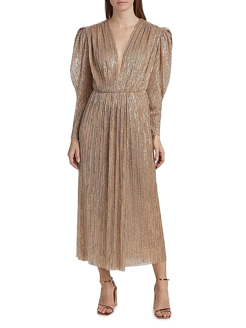 Scintilla Embellished Midi-Dress