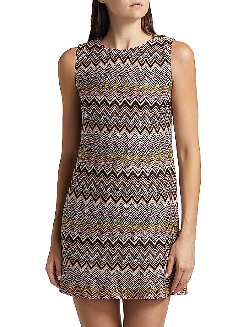 ZigZag A-Line Minidress