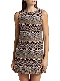 ZigZag A-Line Minidress