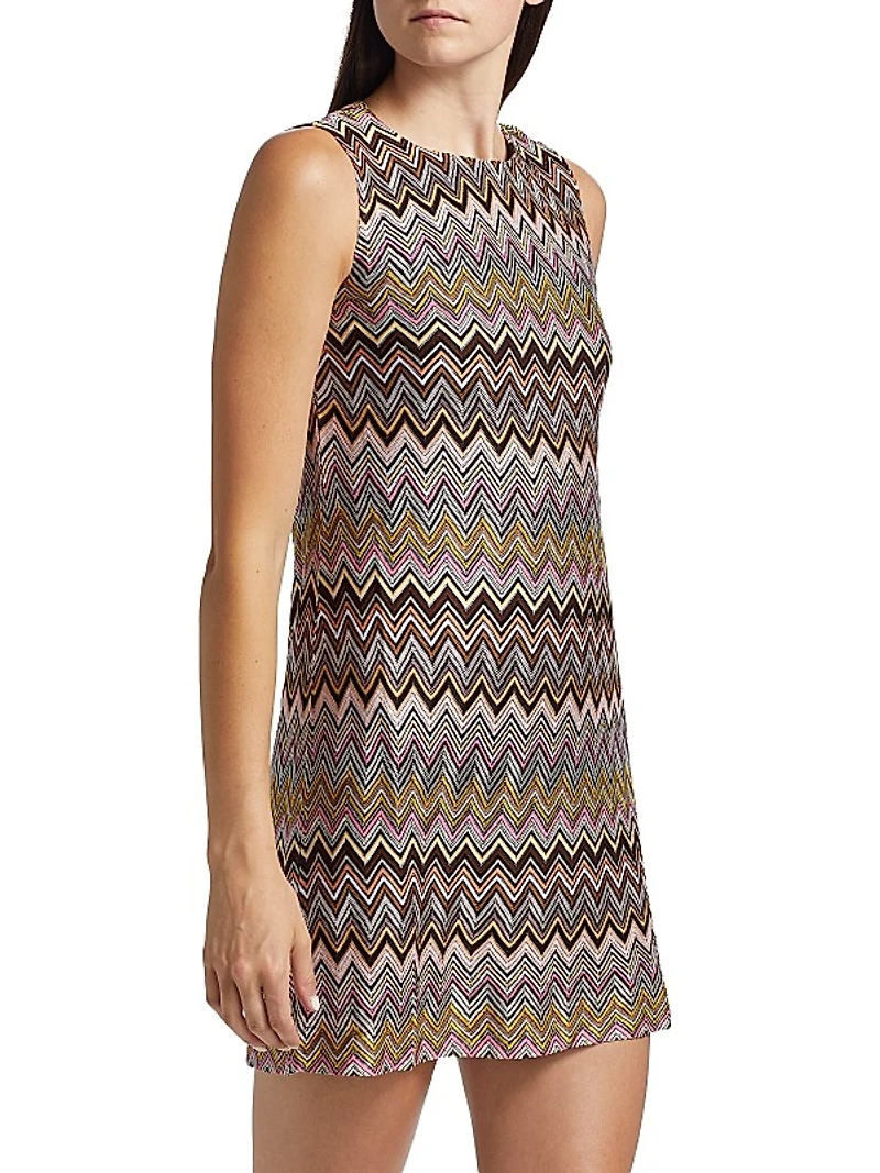 ZigZag A-Line Minidress
