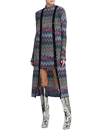 Chevron Wool Minidress