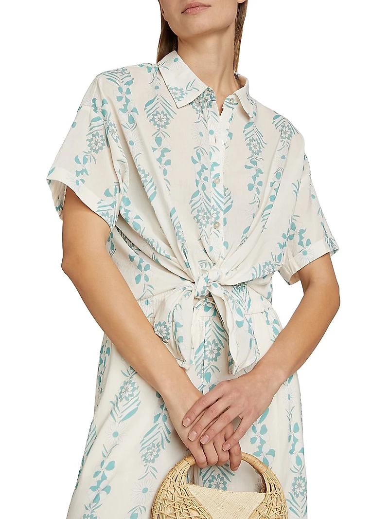 Floral Short-Sleeve Shirt