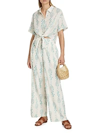 Floral Short-Sleeve Shirt