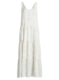 Floral Tiered Swing Maxi Dress