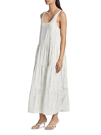 Floral Tiered Swing Maxi Dress