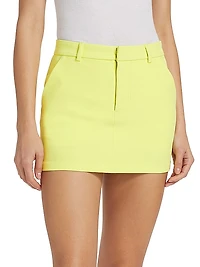 Daphne Stretch Crepe Miniskort