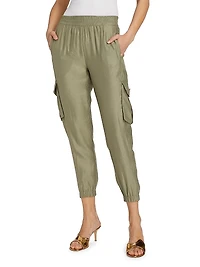 Barbara Linen Joggers