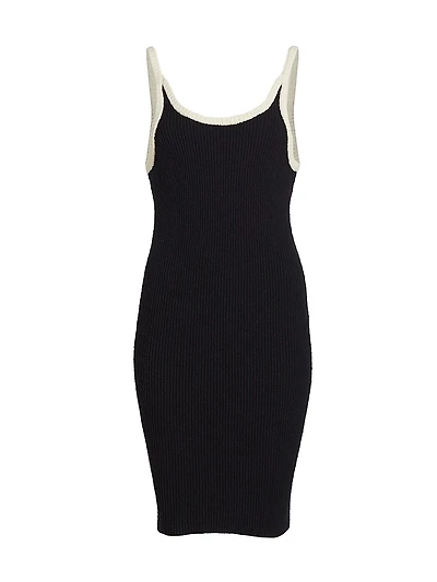 Emilie Cotton-Blend Minidress