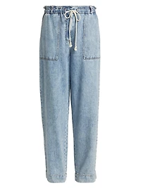 Ryan Drawstring Denim Pants