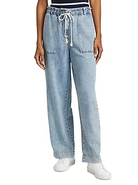 Ryan Drawstring Denim Pants