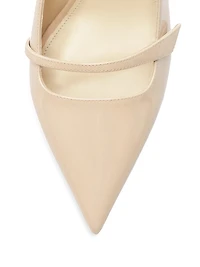 Tita 60MM Patent Leather Slingback Pumps