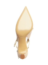 Tita 60MM Patent Leather Slingback Pumps