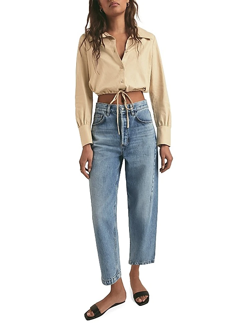 The Nikki Barrel-Leg Jeans