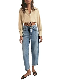 The Nikki Barrel-Leg Jeans