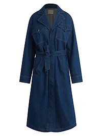 The Boulevard Denim Trench Coat