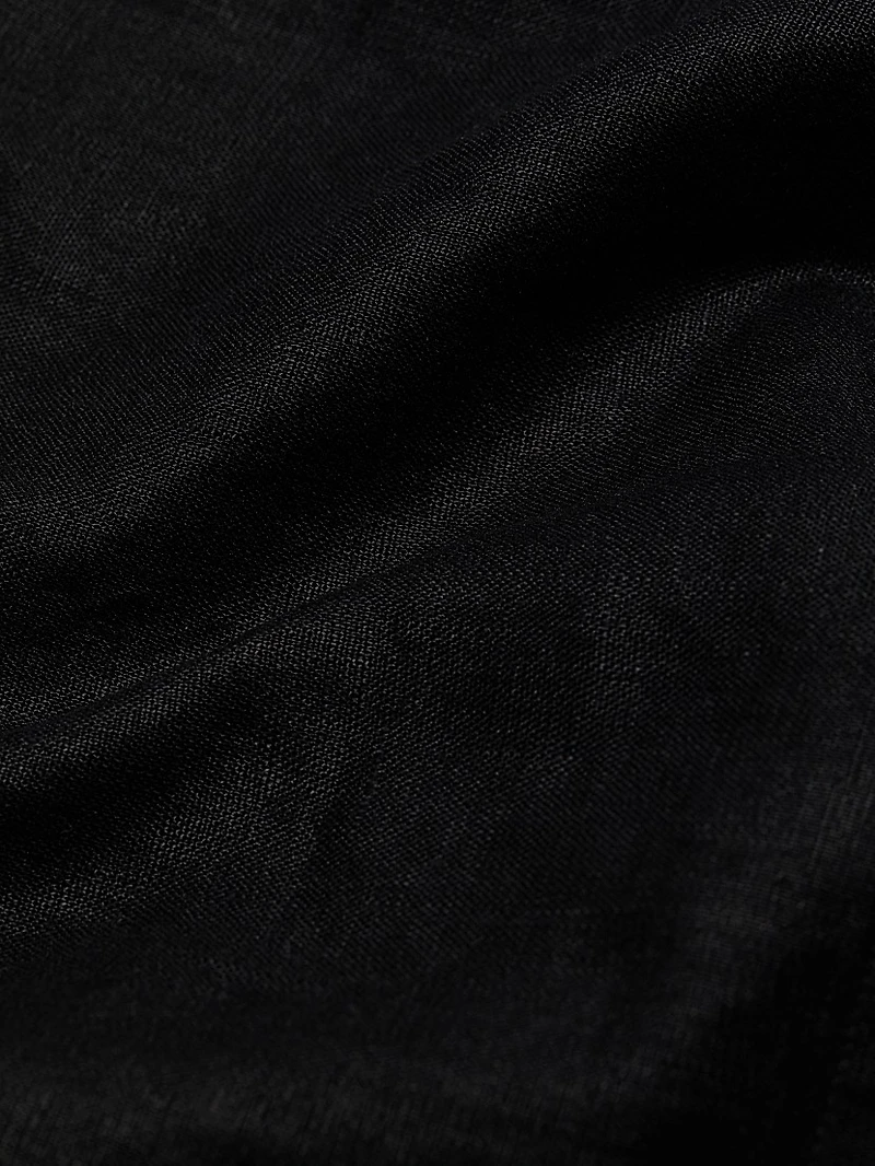 Akira Linen Crop Top