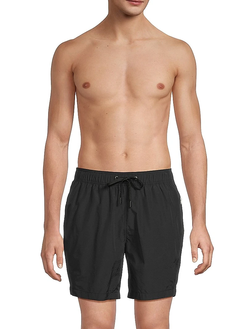 Charles Cotton-Nylon Shorts