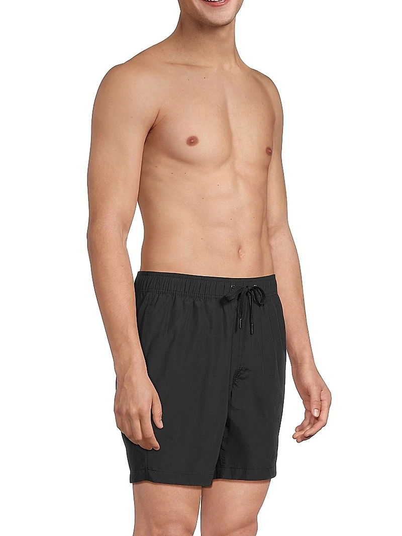 Charles Cotton-Nylon Shorts