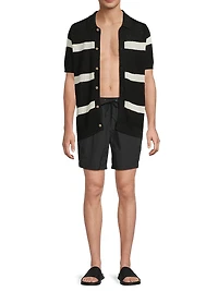 Charles Cotton-Nylon Shorts