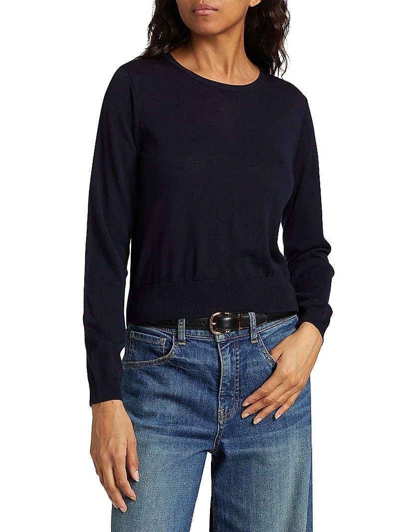 Oriana Wool Crewneck Sweater