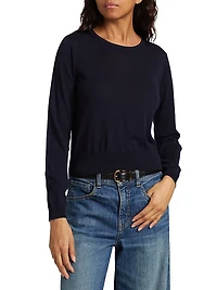 Oriana Wool Crewneck Sweater