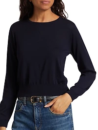 Oriana Wool Crewneck Sweater