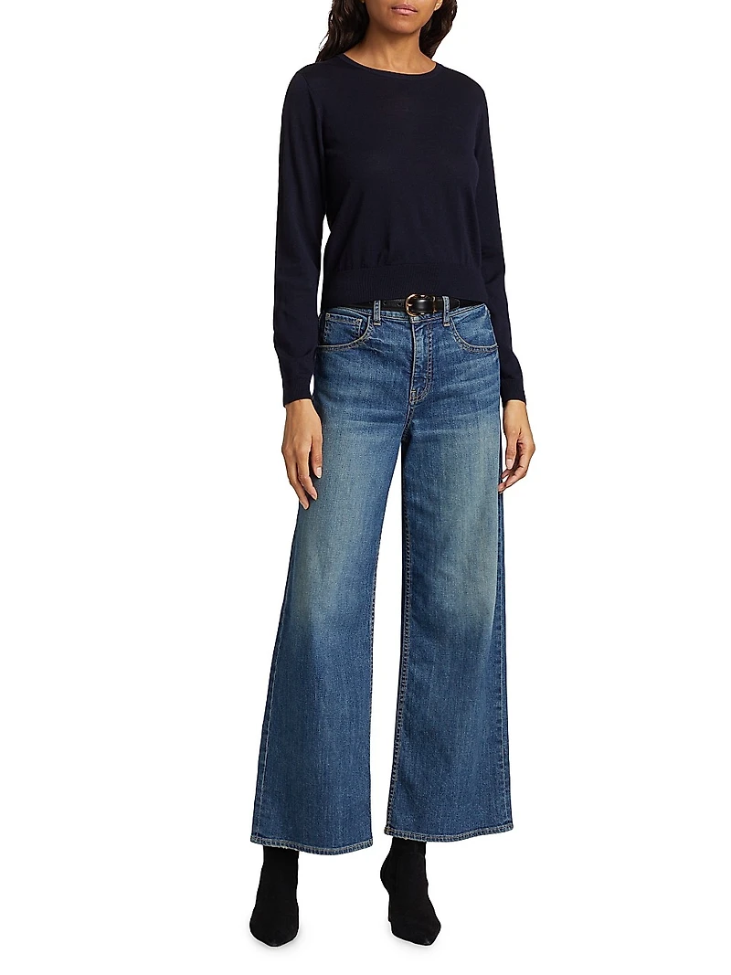 Oriana Wool Crewneck Sweater