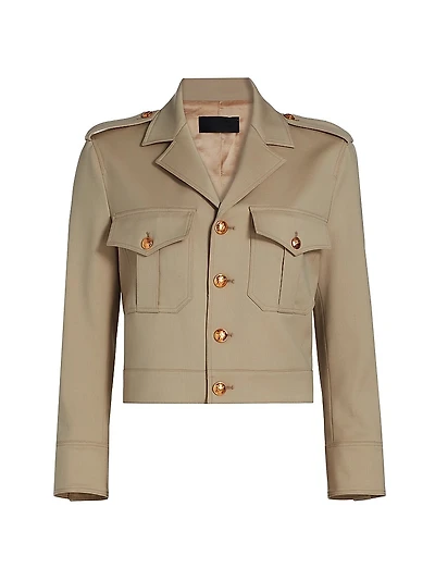 Lise Cropped Military Blazer