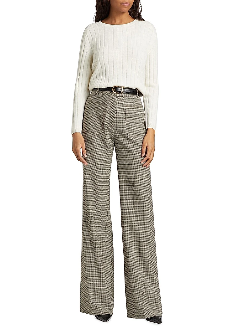 Christophe Plaid Virgin Wool Pants