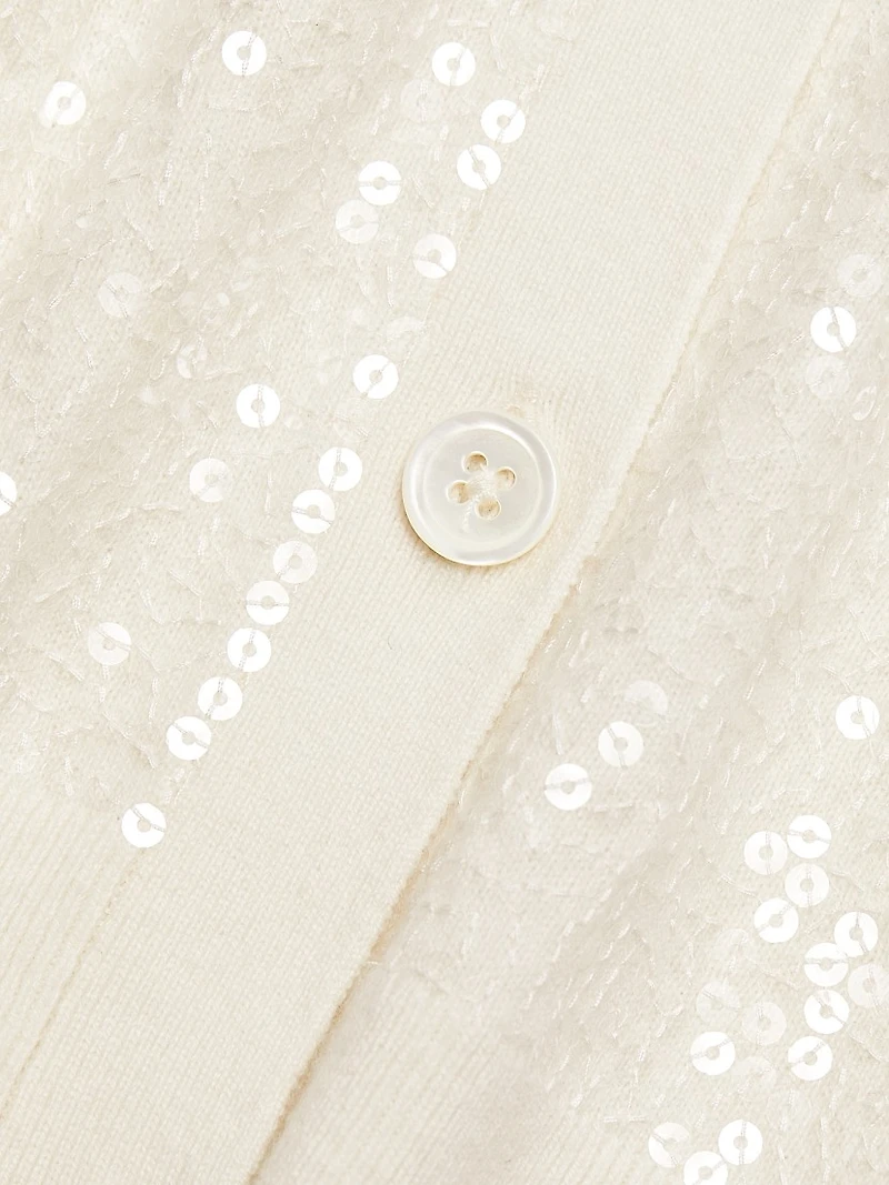 Embellished Oversized Cardigan