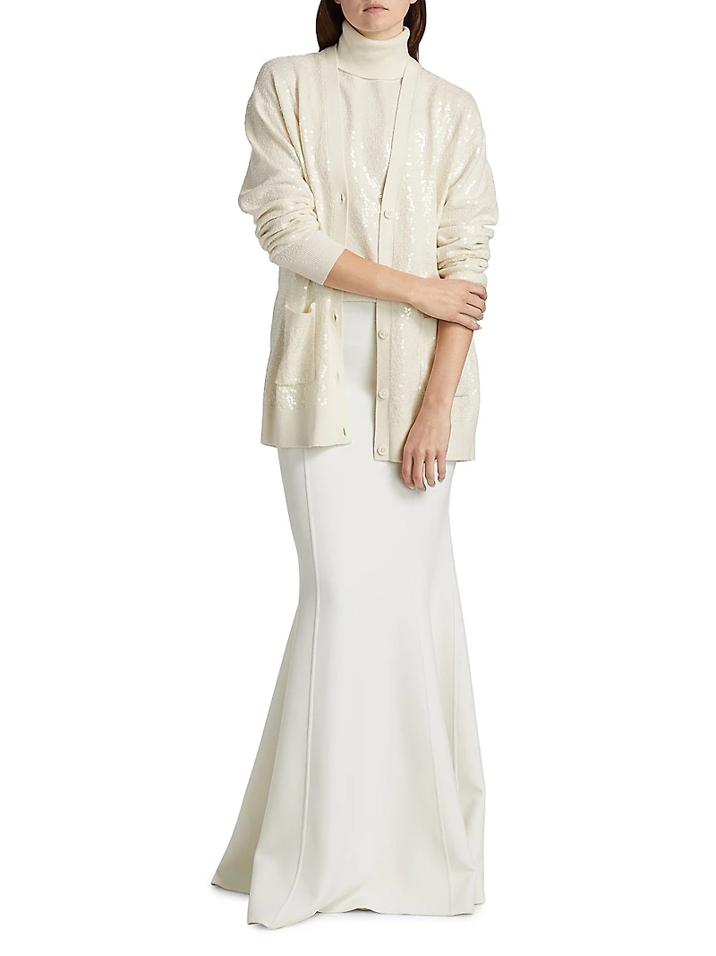 Embellished Oversized Cardigan