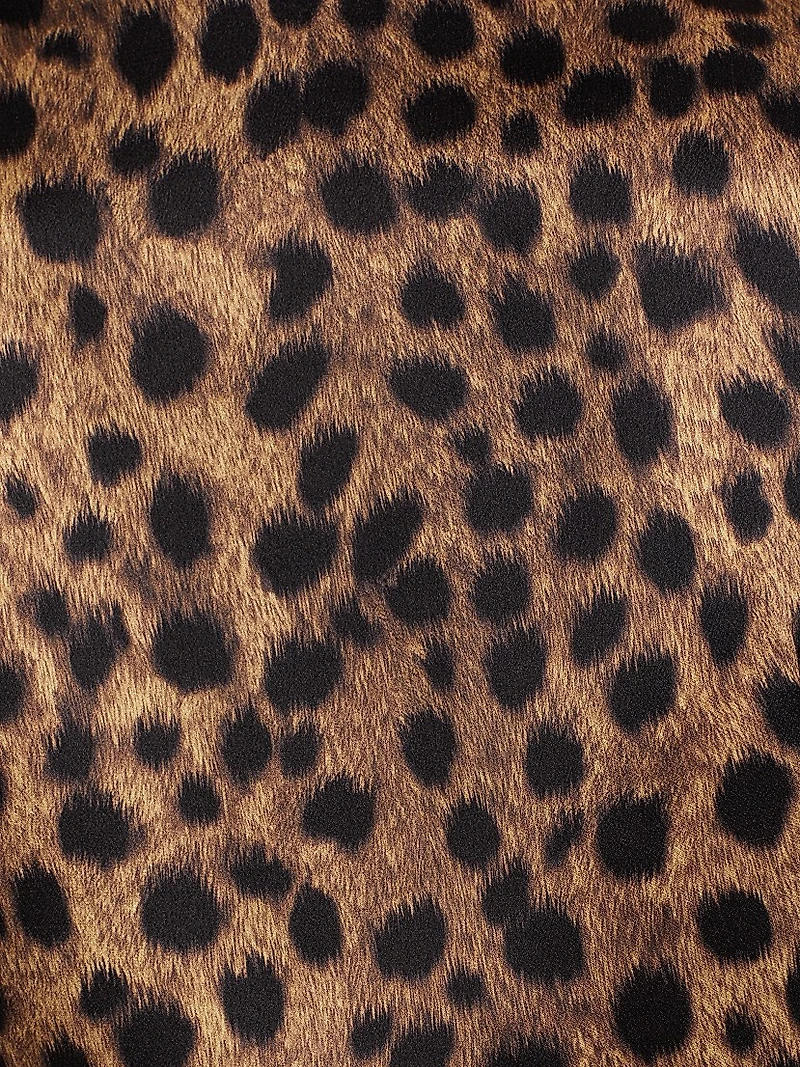 Hansen Leopard Silk Button-Front Shirt