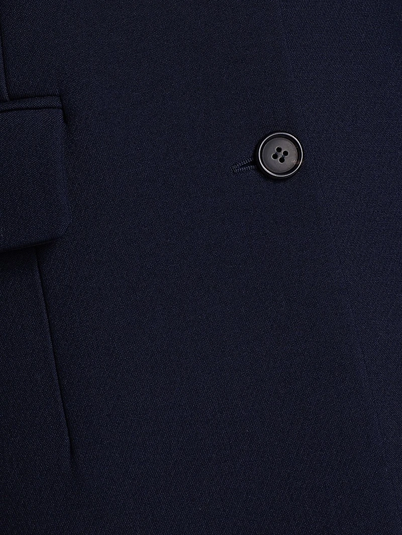 Sculpted Wool-Blend Single-Breasted Blazer