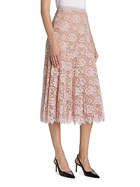 Crushed Dance Midi-Skirt