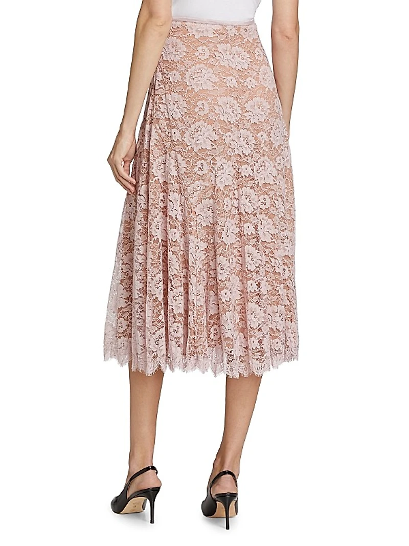 Crushed Dance Midi-Skirt