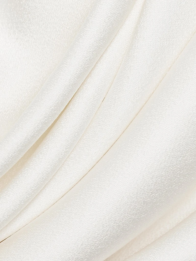 Satin Charmeuse Bias Maxi Skirt