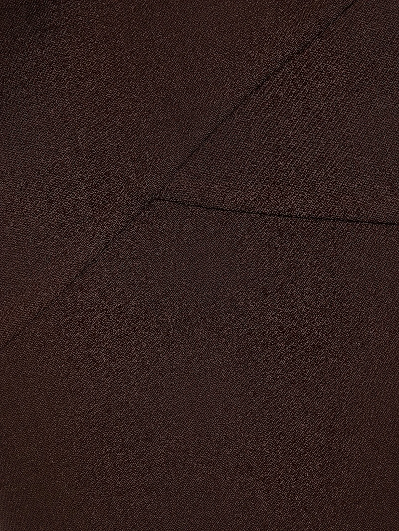 Wool Handkerchief Midi-Dress