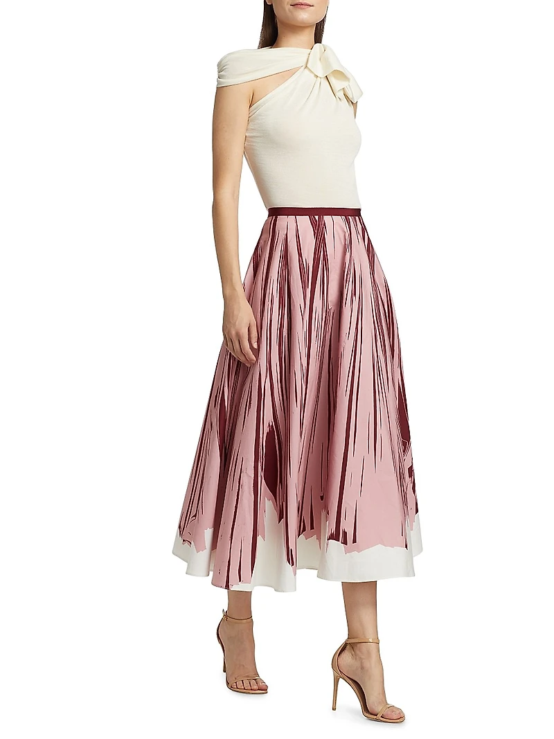 Cashmere & Silk-Blend One-Shoulder Top