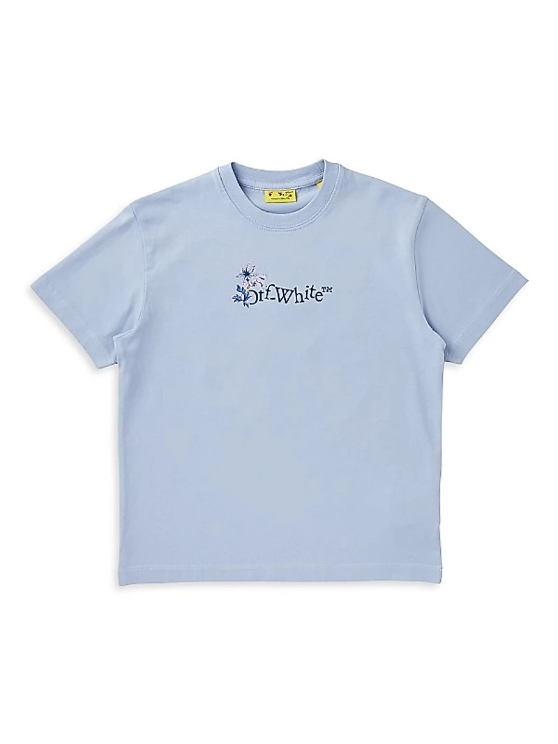 Little Girl's & Girl's Arrow Flowers Logo T-Shirt