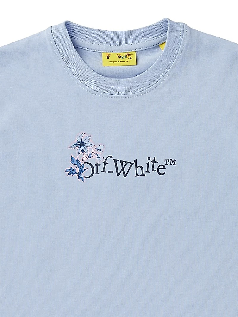 Little Girl's & Girl's Arrow Flowers Logo T-Shirt