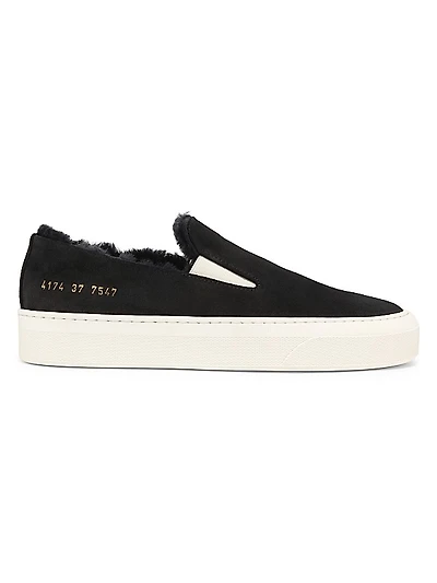 Suede Slip-On Sneakers
