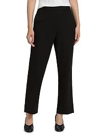 Pull-On Straight-Leg Pants