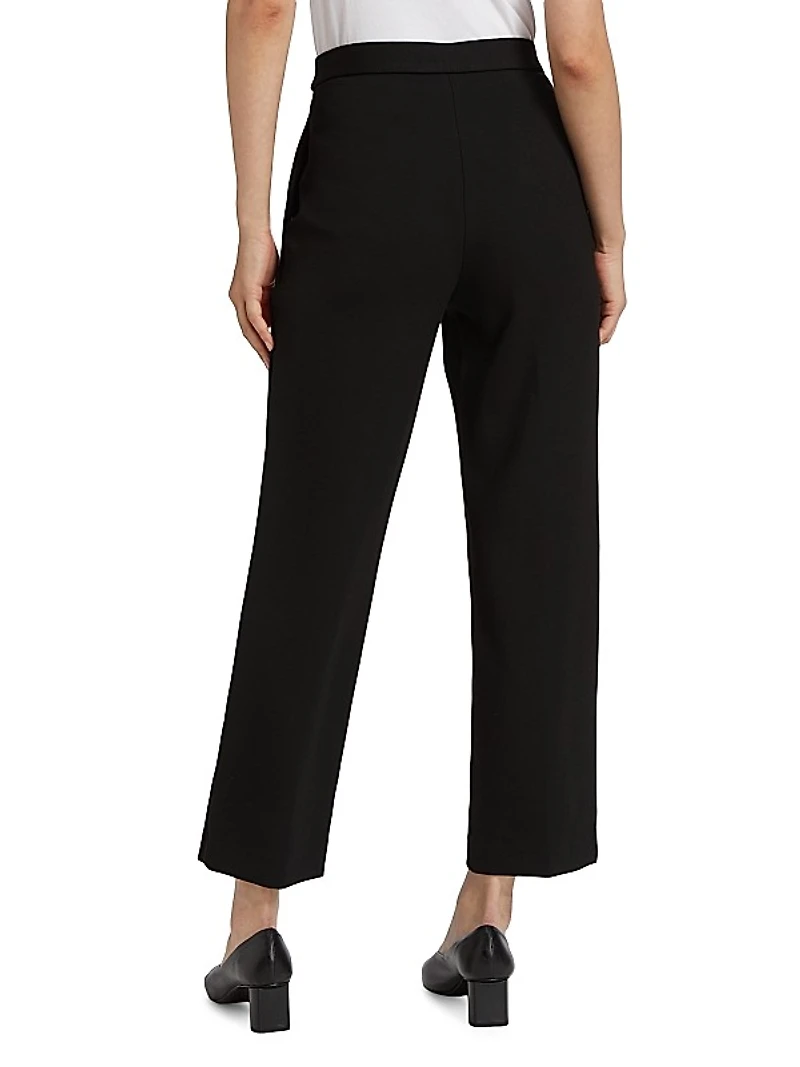 Pull-On Straight-Leg Pants