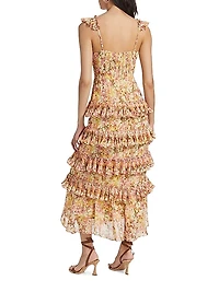 Ayesha Floral Chiffon Dress
