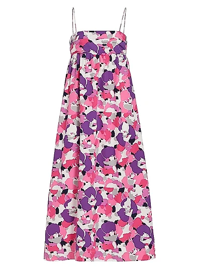 C'est La Vie Ruched Bandeau Midi-Dress