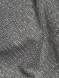 Leighton Pinstriped Off-The-Shoulder Minidress