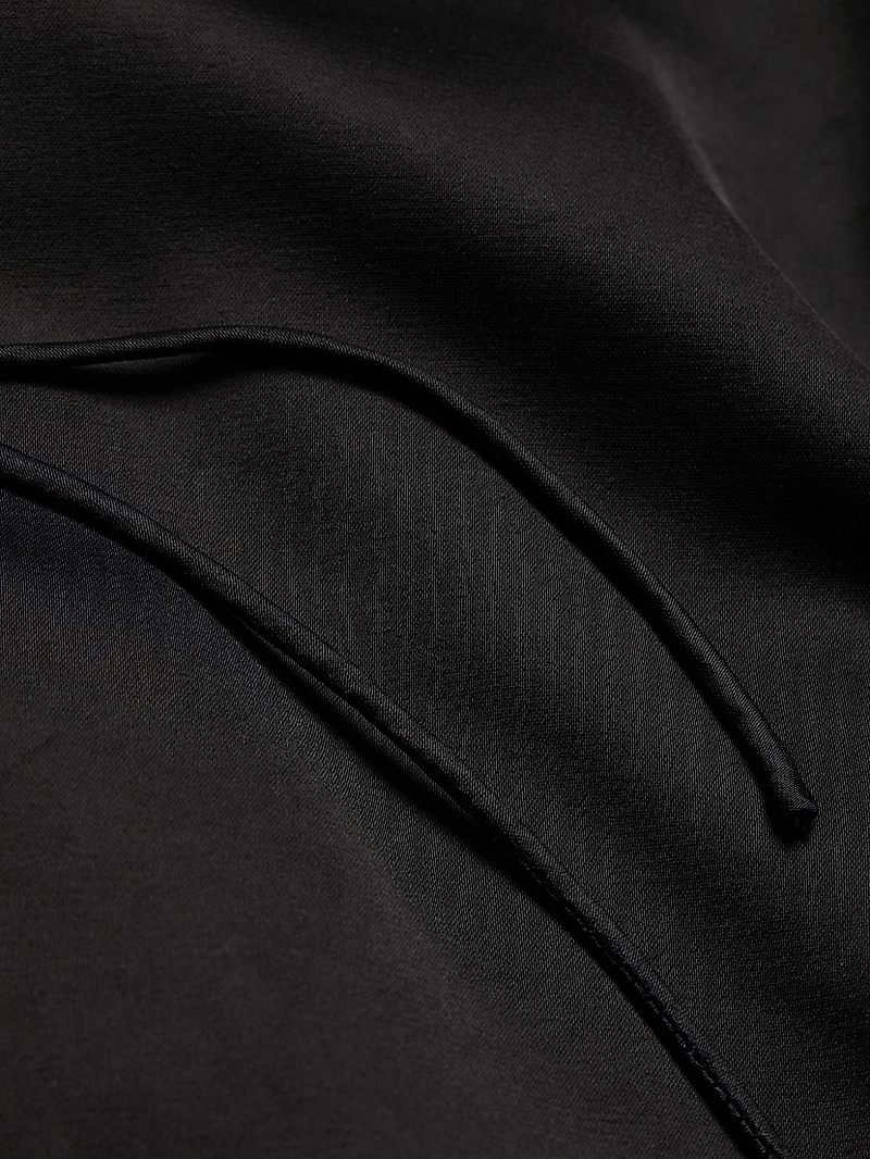 Danika Satin Keyhole Maxi-Dress